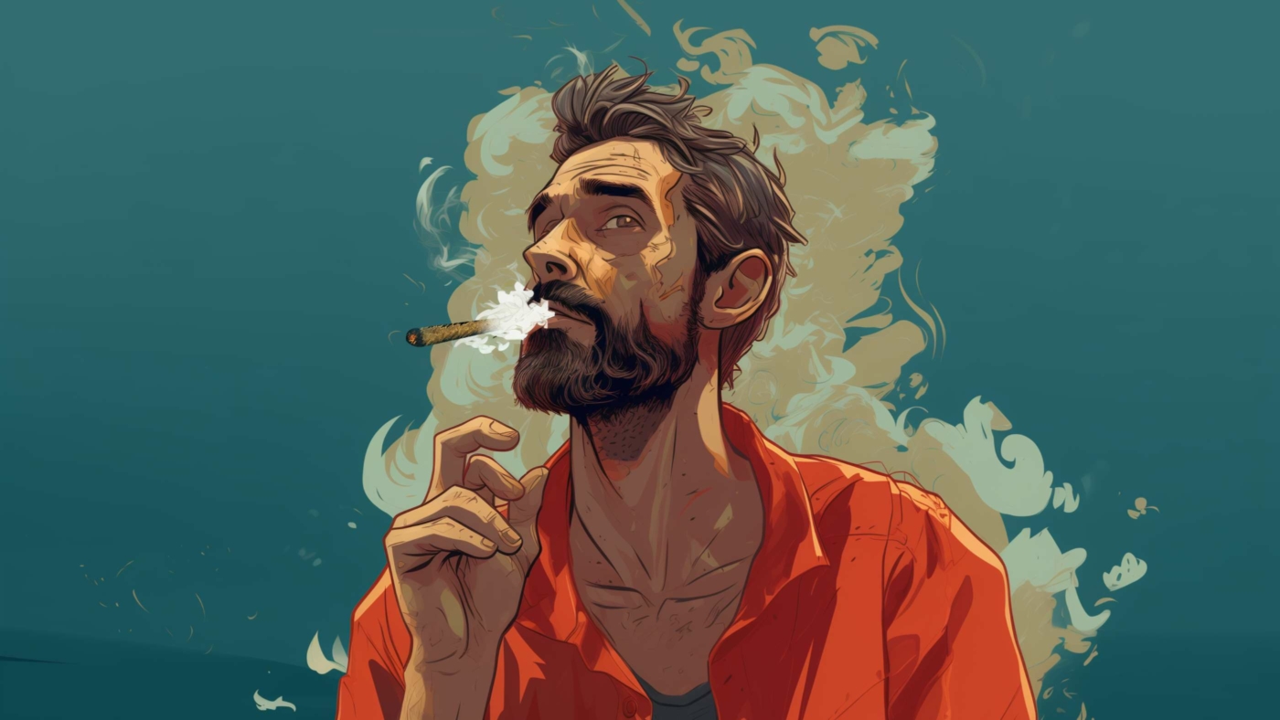 What Is The Difference Between Delta 8 Prerolls And Regular Prerolls? 4 Indacloud. A Man With A Spliff In Both Hand Comic Style 67D64F4F 8F27 4605 91F7 B9A433D4Ad51