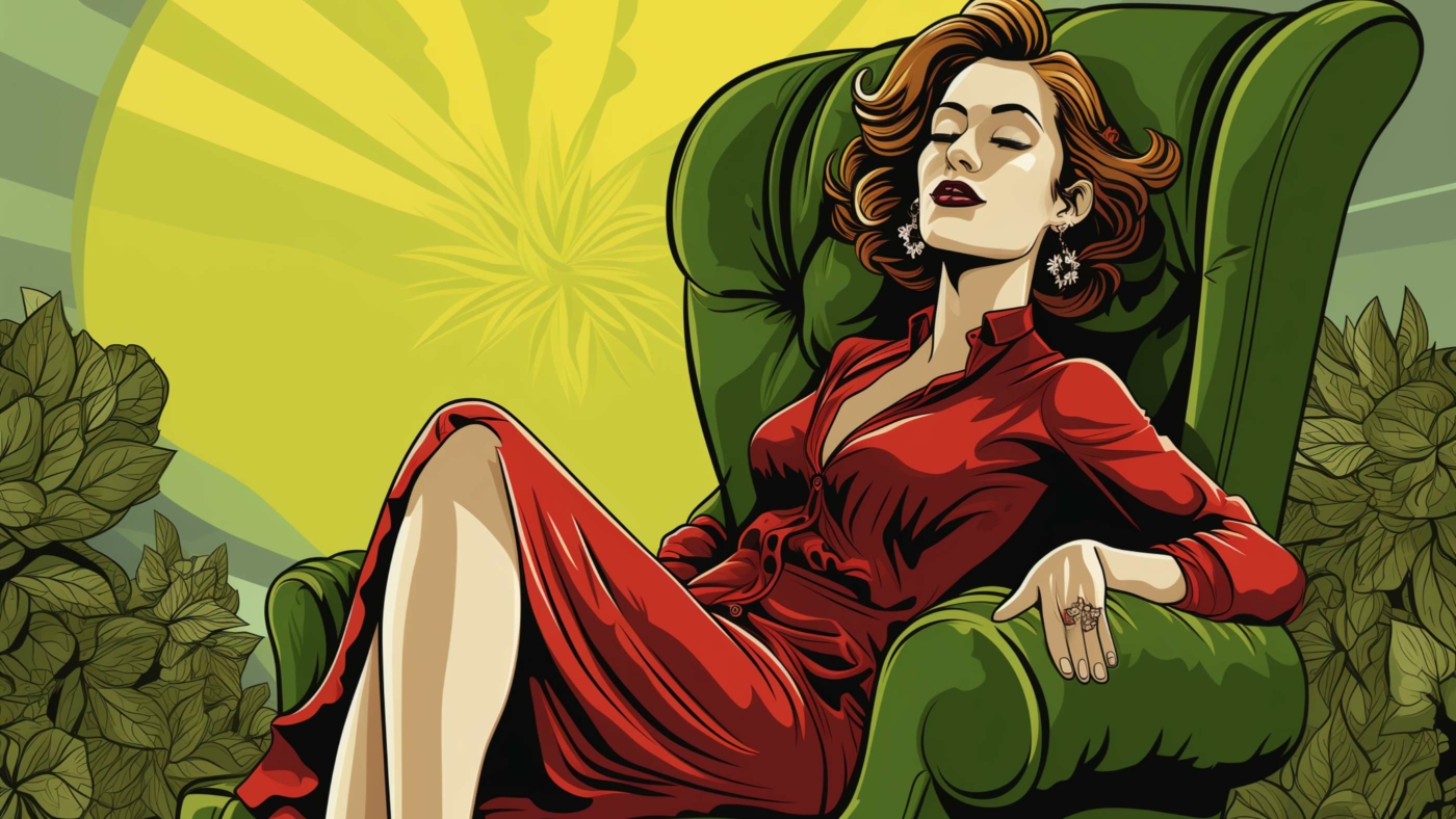 Is Delta 8 A Viable Treatment For Adhd? 2 Indacloud. A Relaxed Woman On A Sofa Chair Very High On Marijua B76Aeea0 57Ed 4498 Bc91 55B1Edfafb6F