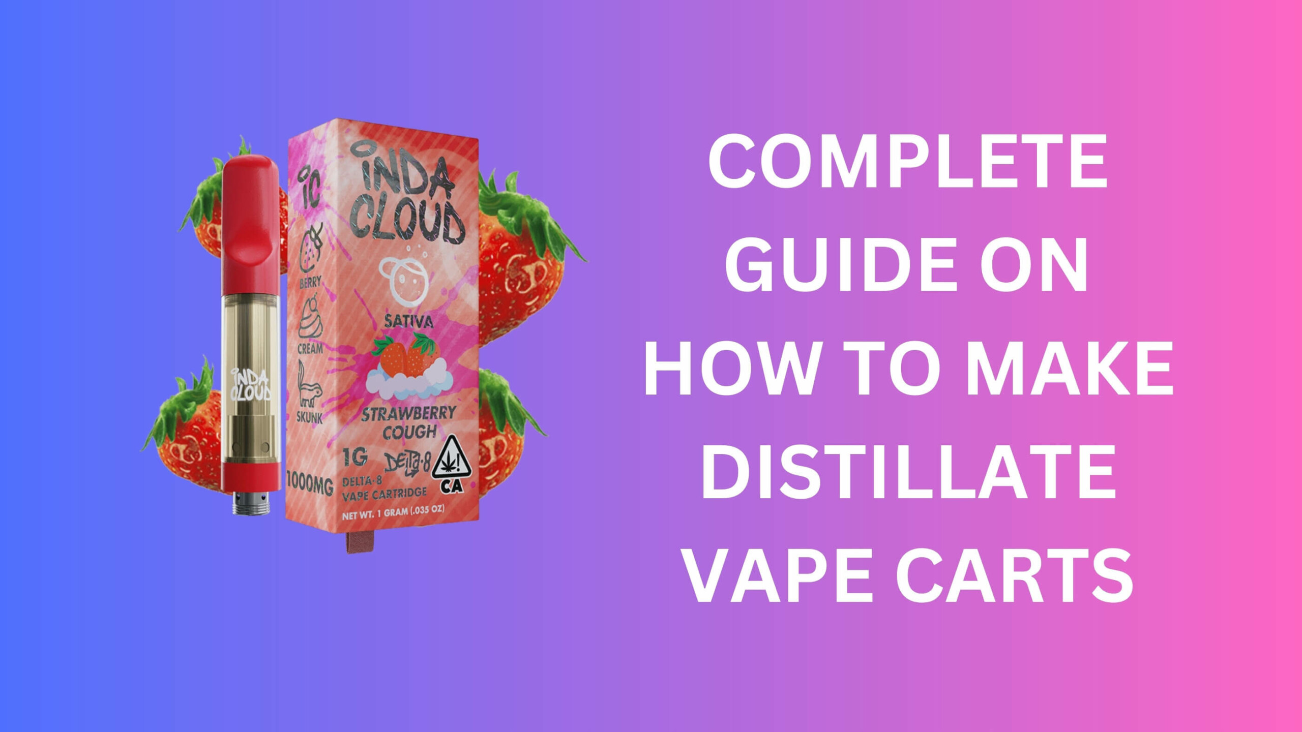 The Complete Guide on How to Make Distillate Vape Carts