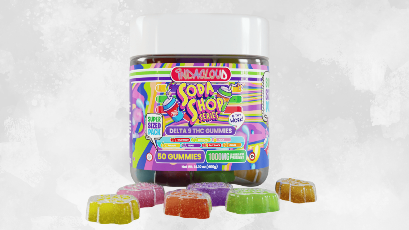 Delta 8 Vs. Delta 9: Which One Fits Your Vibe Better? 1 Indacloud’s Delta 9 50 Gummy Jar – Experience Delta 8 Vs. Delta 9