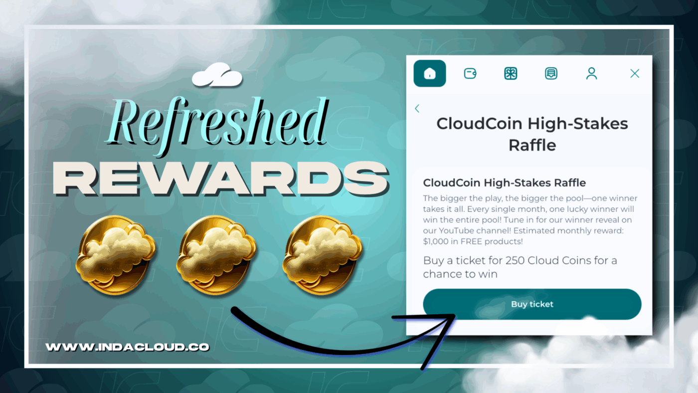 ? Refreshed Rewards: High-Stakes Raffle At Indacloud ? 21 High-Stakes Raffle