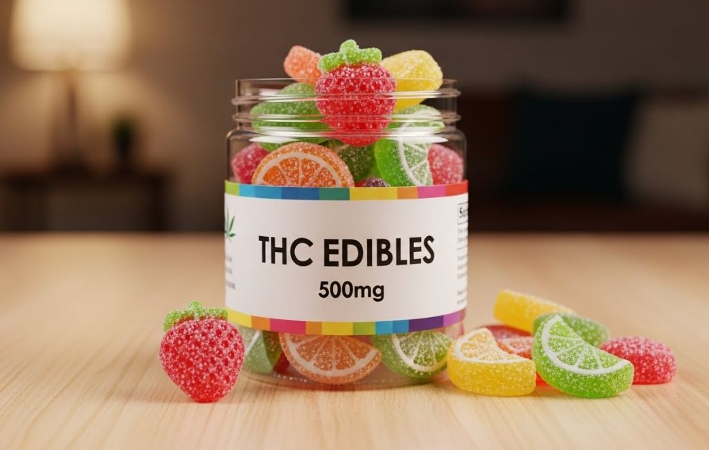 500mg thc edibles featured image