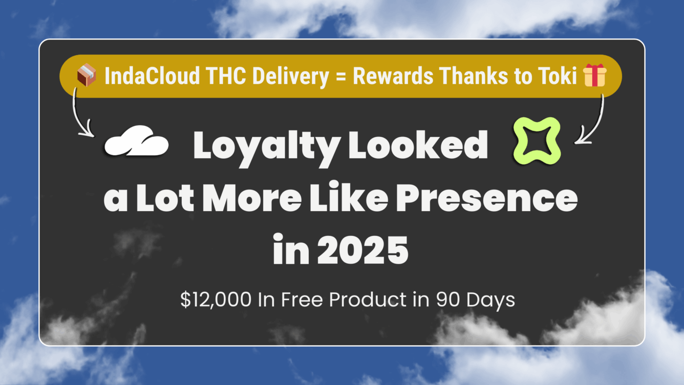 Indacloud’s 2025 With Toki Rewards: Customer Appreciation Done Right 31 Toki X Indacloud