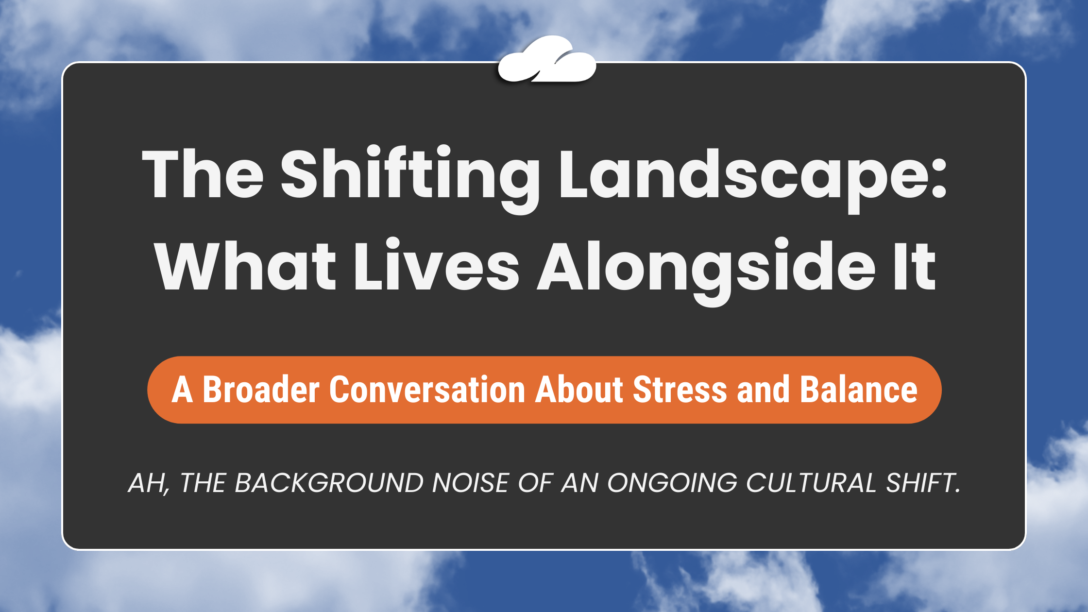 Cannabis in the Shifting Landscape